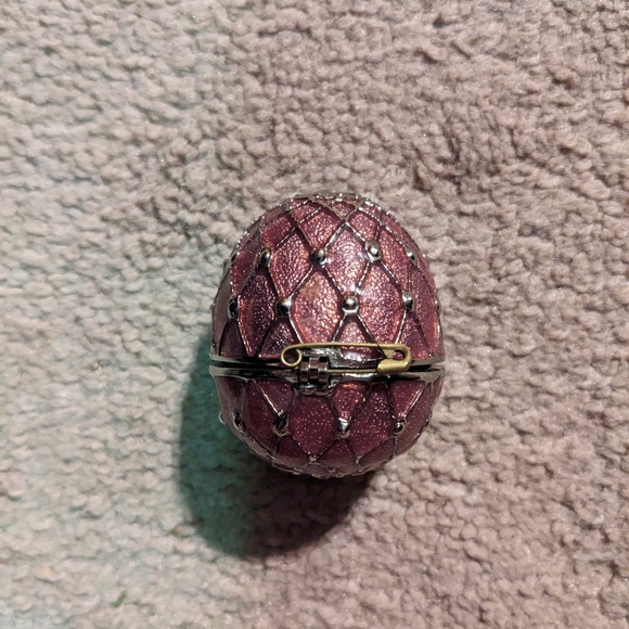 Fabergé egg styled clock - Picture 2 of 4